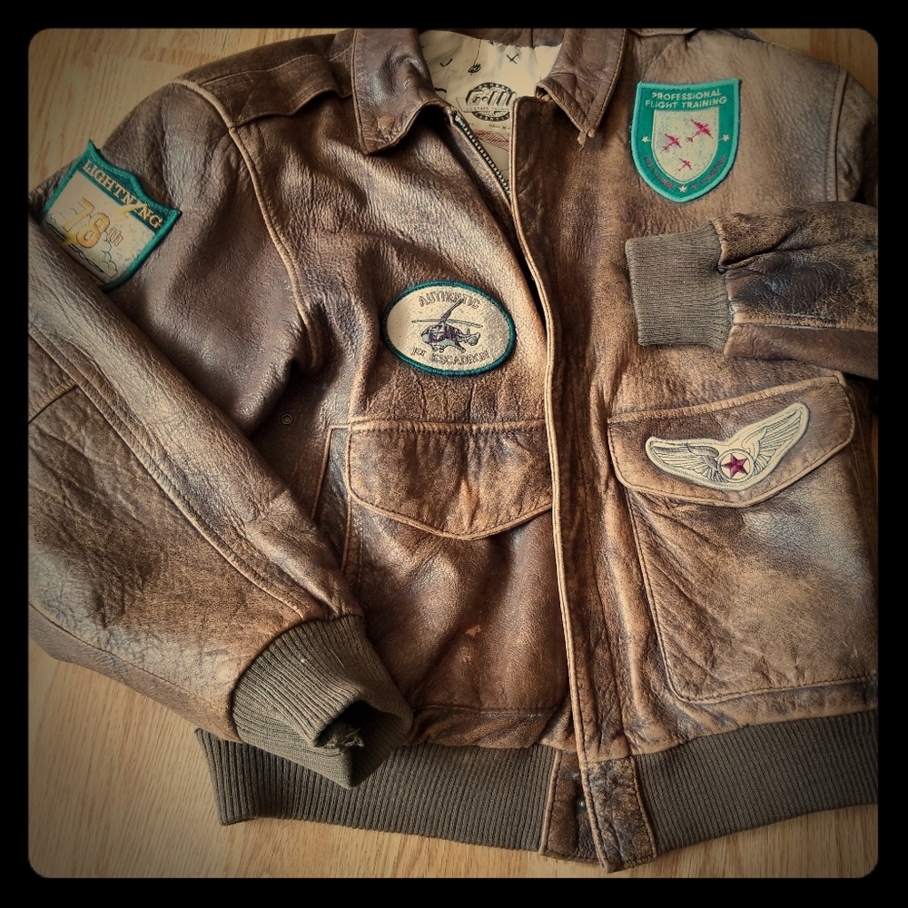 Leather jacket